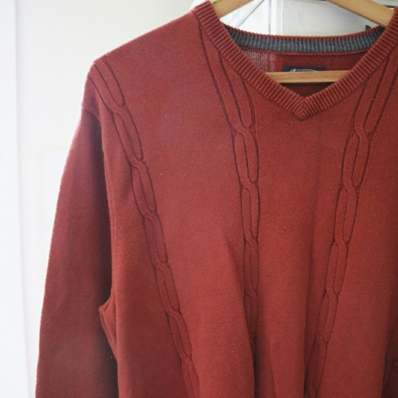 4/$20 Burnt Orange sweater - Picture 2 of 2